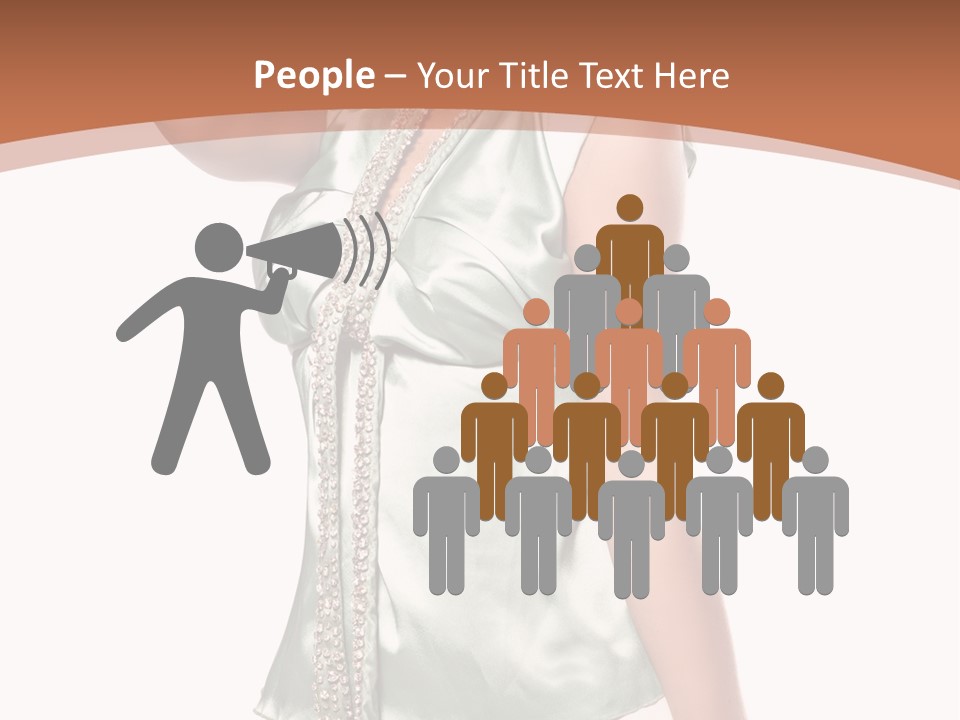 Hair Blond Secret PowerPoint Template