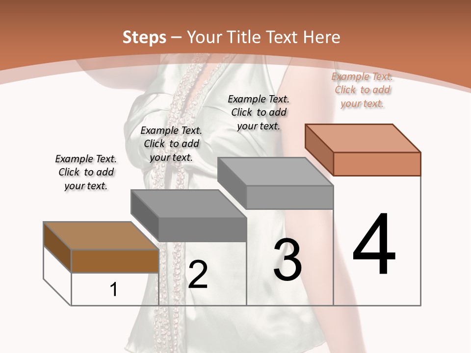 Hair Blond Secret PowerPoint Template