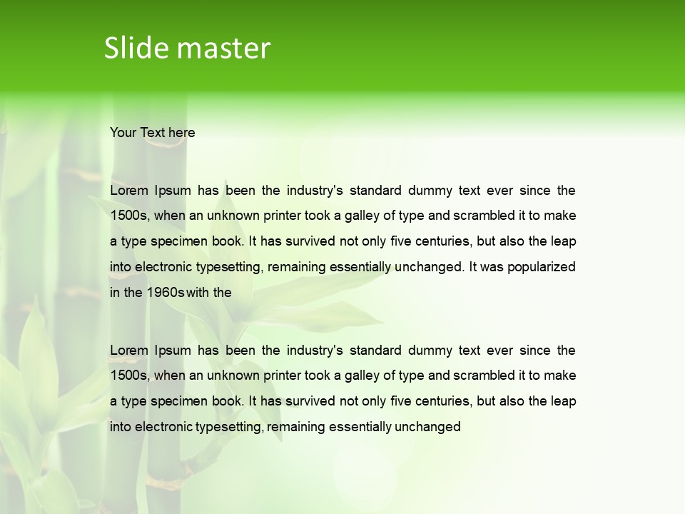 Environment Gardening Asia PowerPoint Template