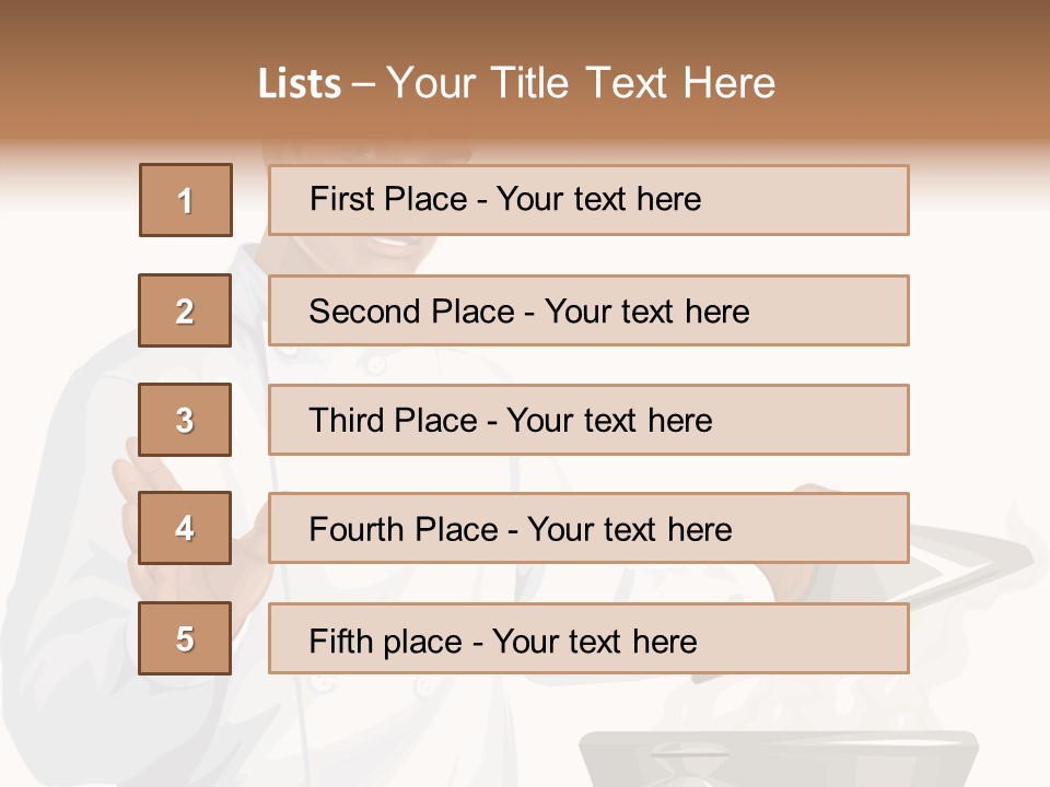 Blank Paint Studio PowerPoint Template