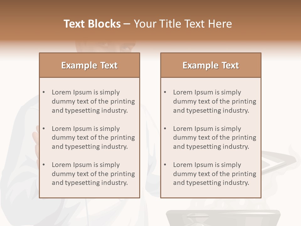 Blank Paint Studio PowerPoint Template