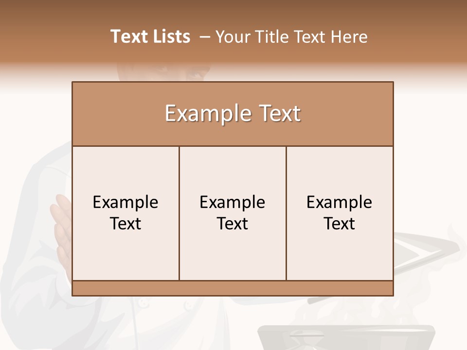 Blank Paint Studio PowerPoint Template