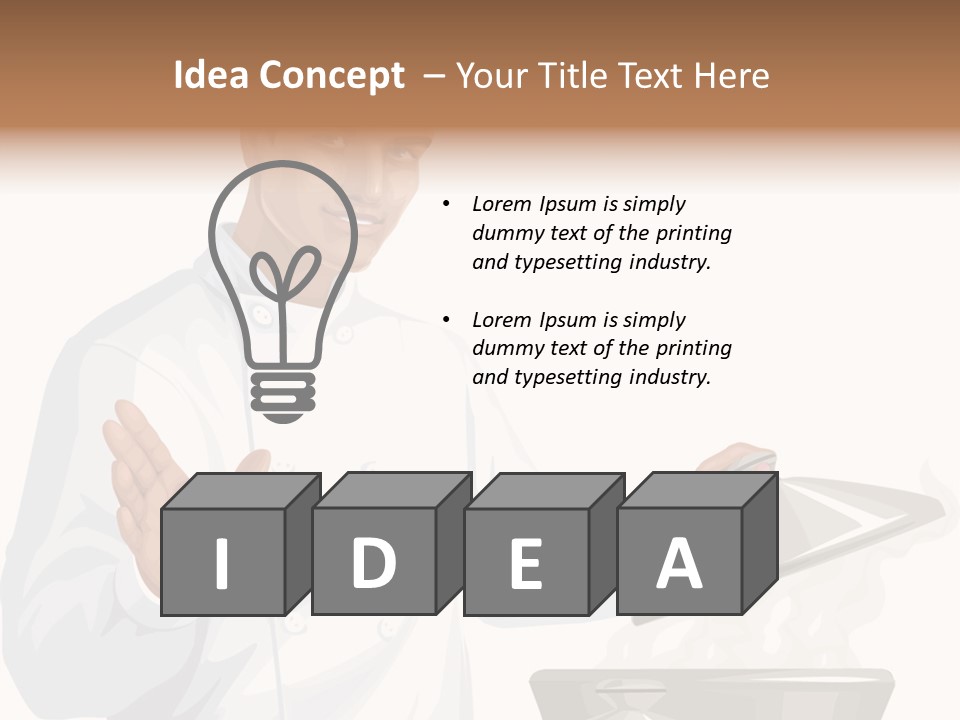 Blank Paint Studio PowerPoint Template