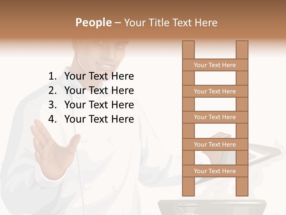 Blank Paint Studio PowerPoint Template