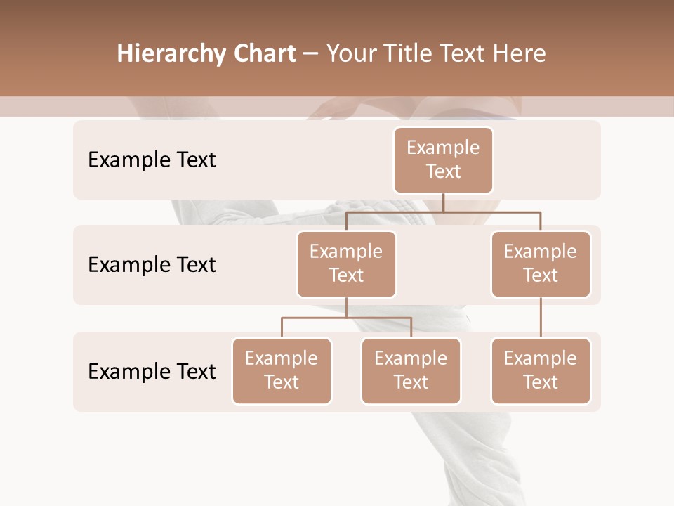 A Woman Is Jumping In The Air With Her Leg Up PowerPoint Template