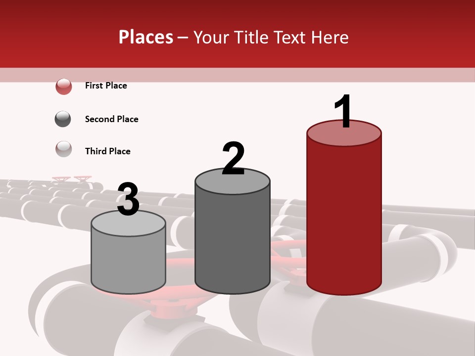 Steel Cylinder Power PowerPoint Template