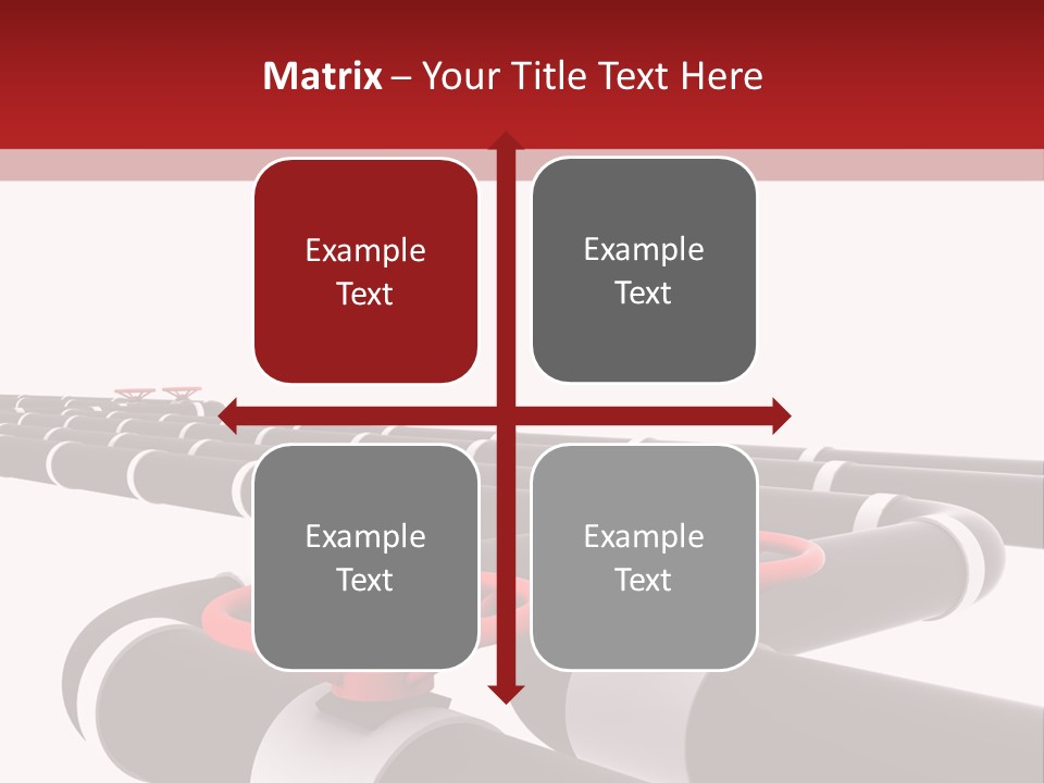 Steel Cylinder Power PowerPoint Template