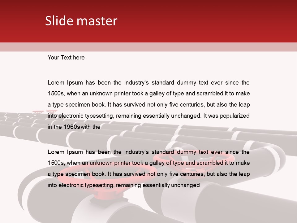 Steel Cylinder Power PowerPoint Template