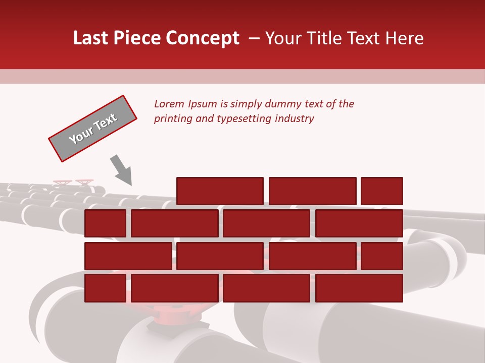 Steel Cylinder Power PowerPoint Template