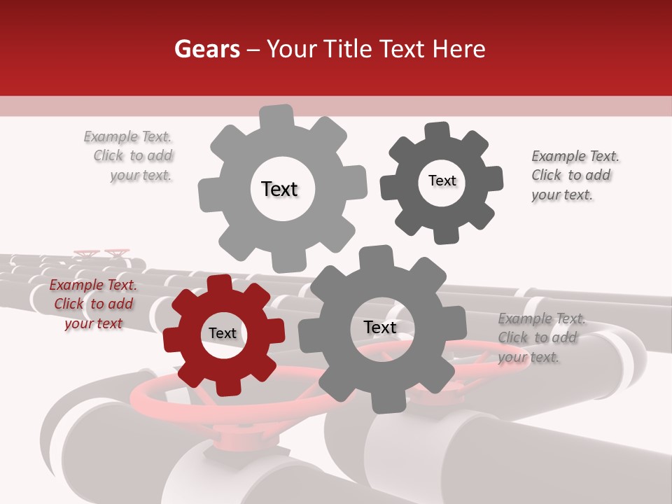 Steel Cylinder Power PowerPoint Template