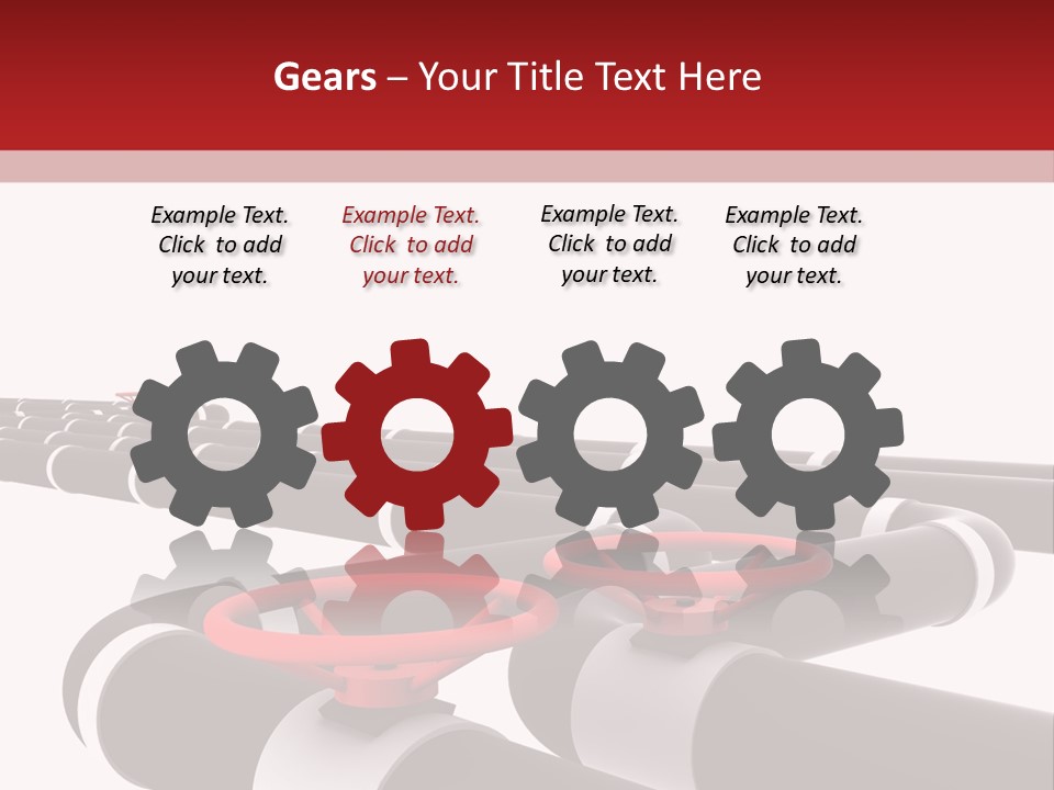 Steel Cylinder Power PowerPoint Template