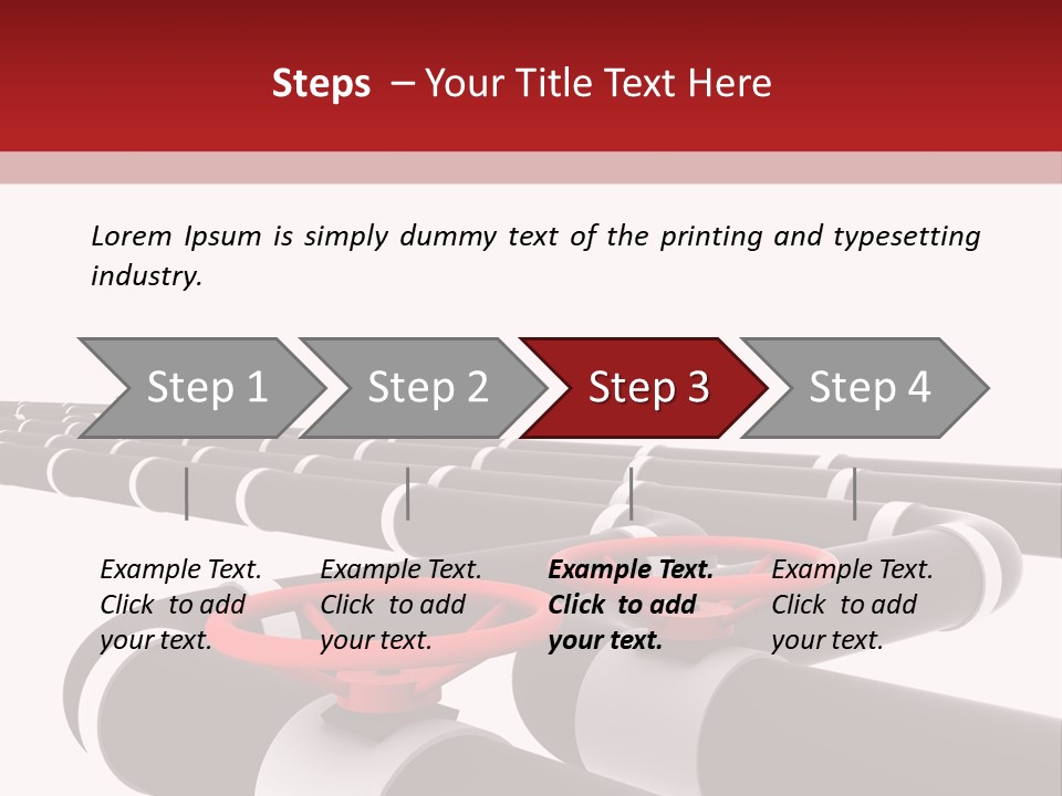 Steel Cylinder Power PowerPoint Template