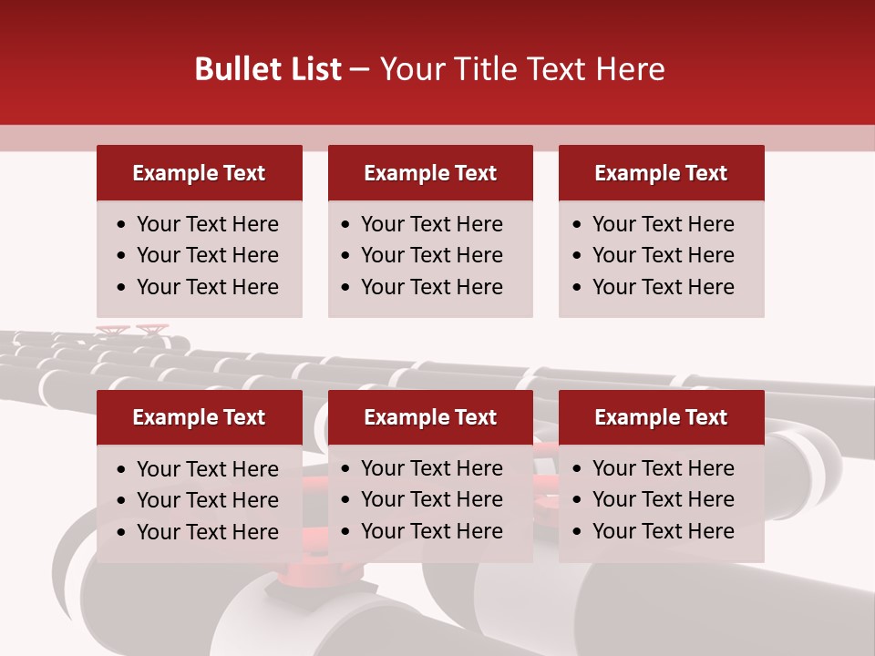 Steel Cylinder Power PowerPoint Template