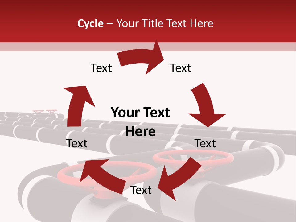 Steel Cylinder Power PowerPoint Template