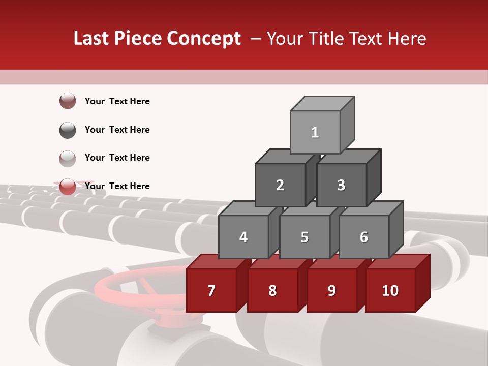 Steel Cylinder Power PowerPoint Template