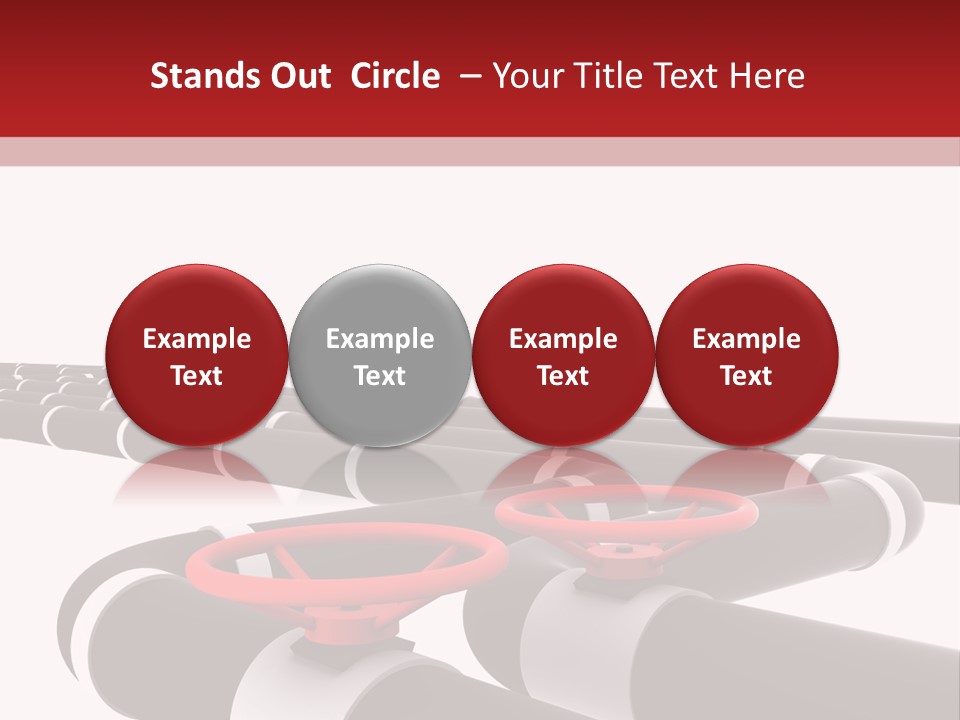 Steel Cylinder Power PowerPoint Template