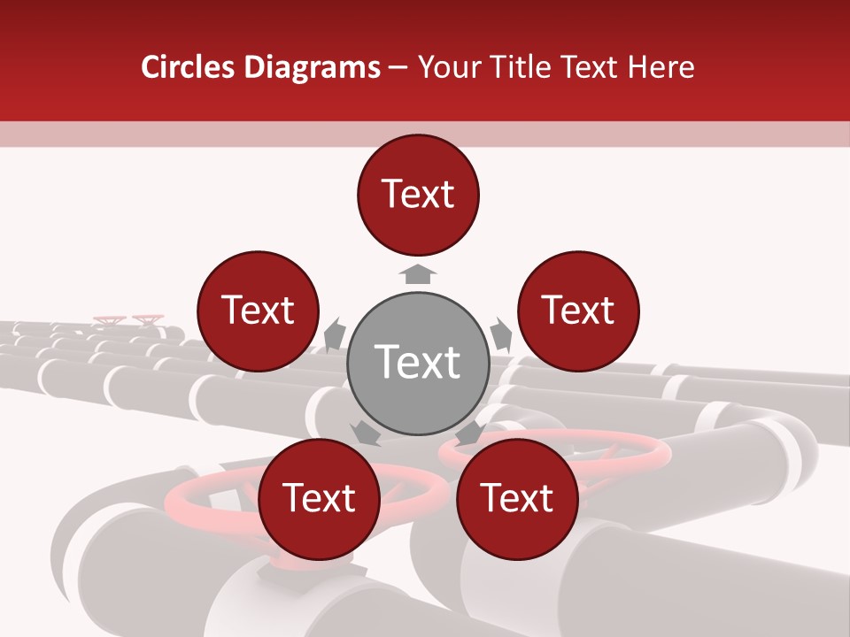 Steel Cylinder Power PowerPoint Template