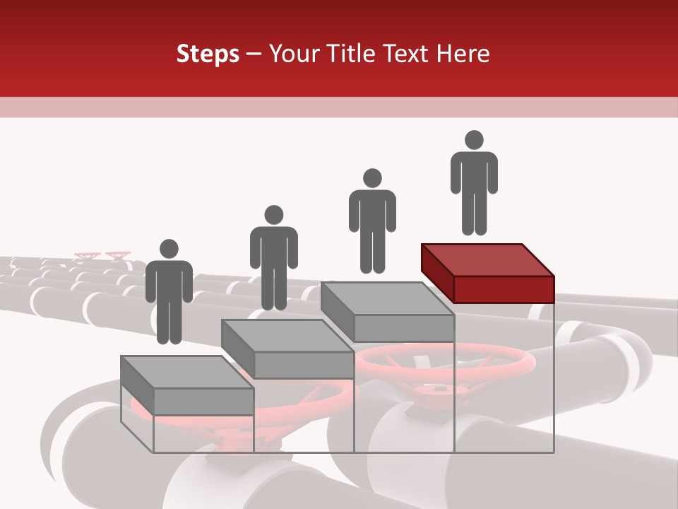 Steel Cylinder Power PowerPoint Template