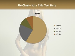 Seductive Young Female PowerPoint Template