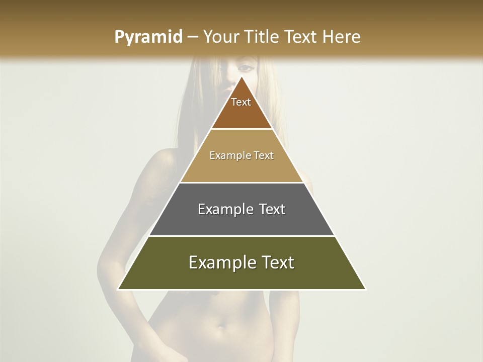 Seductive Young Female PowerPoint Template