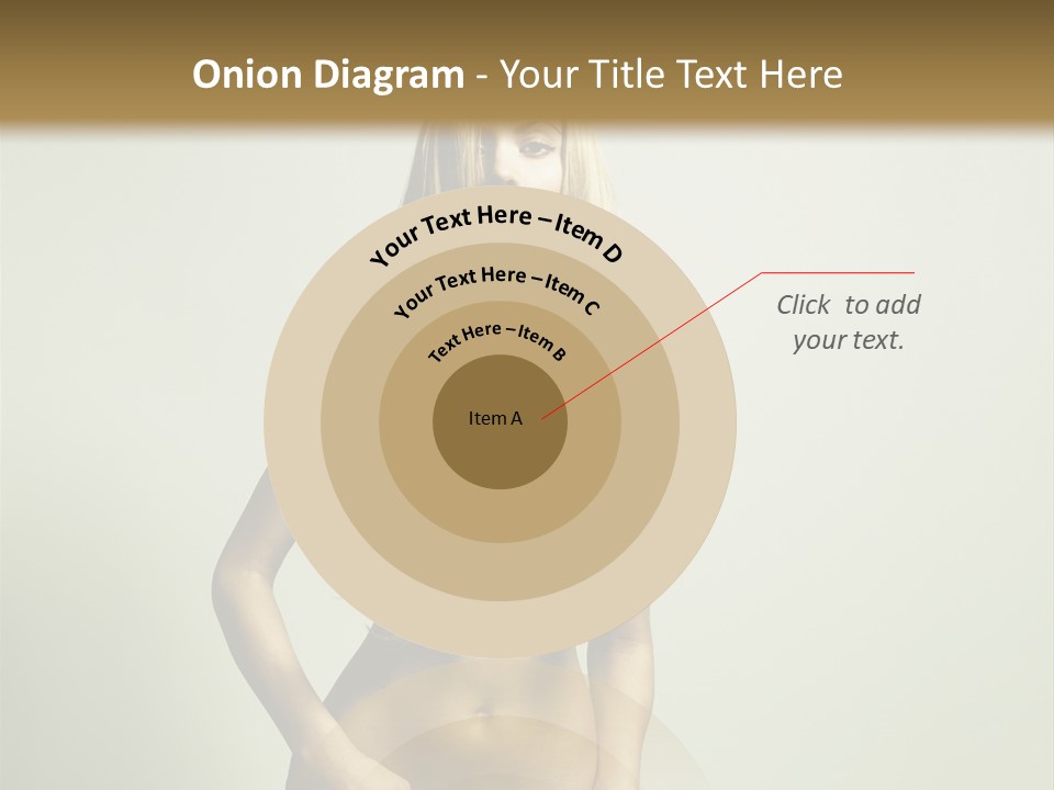 Seductive Young Female PowerPoint Template