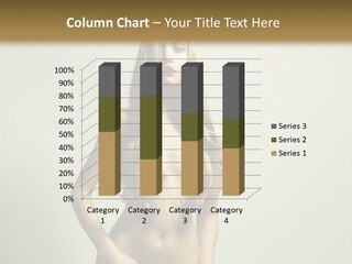 Seductive Young Female PowerPoint Template