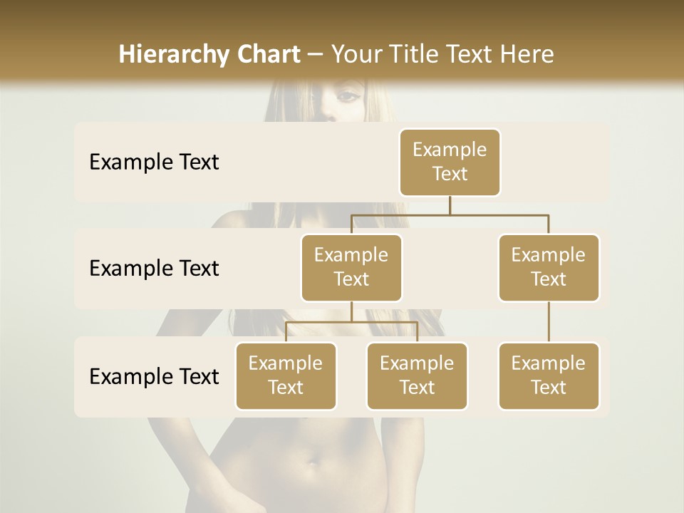 Seductive Young Female PowerPoint Template