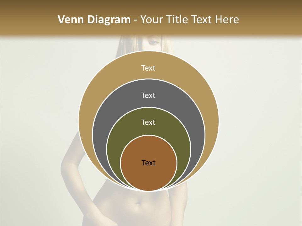 Seductive Young Female PowerPoint Template