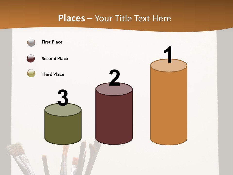 Blank Paint Studio PowerPoint Template