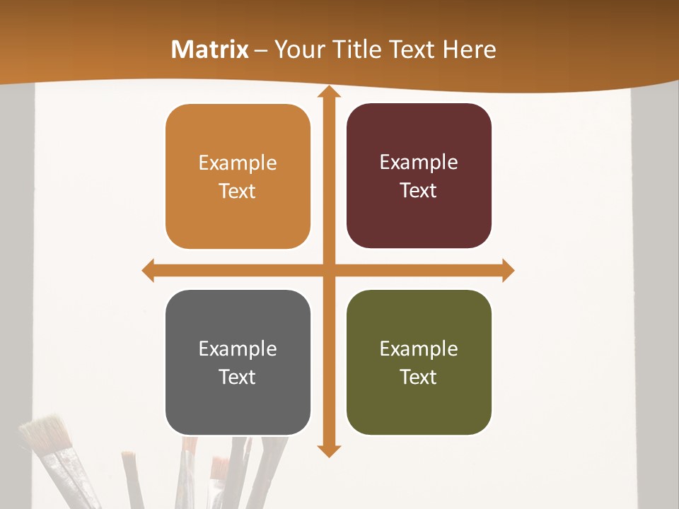 Blank Paint Studio PowerPoint Template