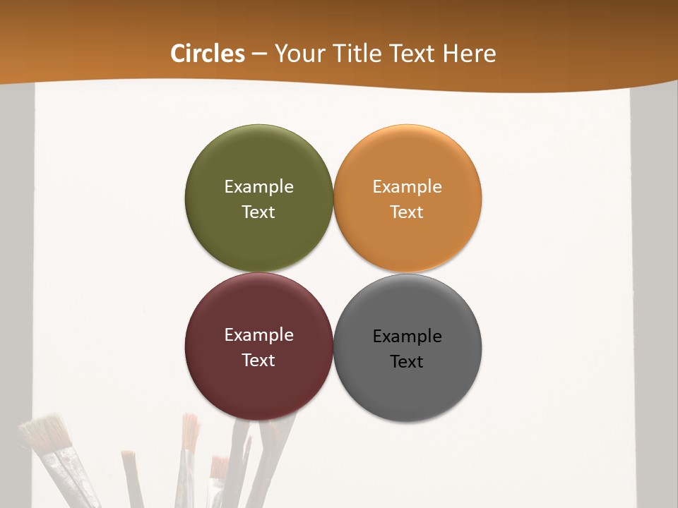 Blank Paint Studio PowerPoint Template