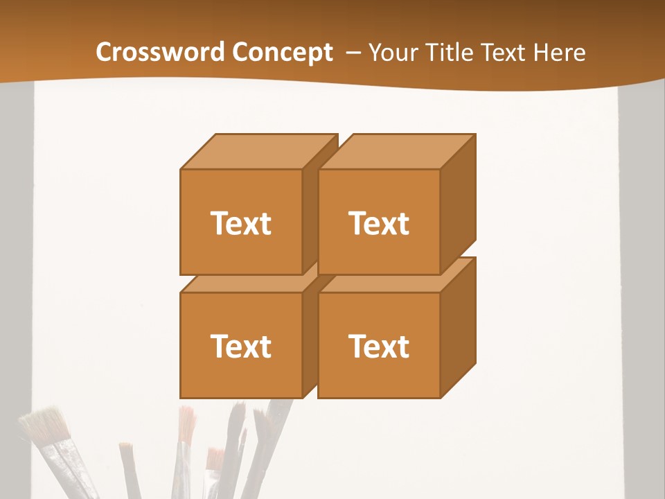 Blank Paint Studio PowerPoint Template
