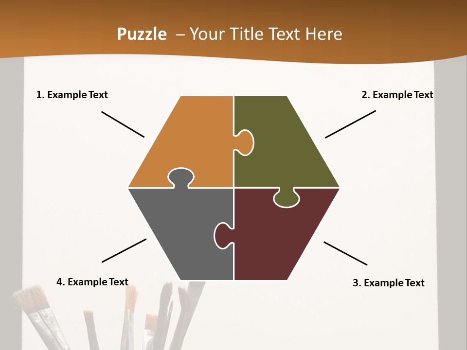 Blank Paint Studio PowerPoint Template