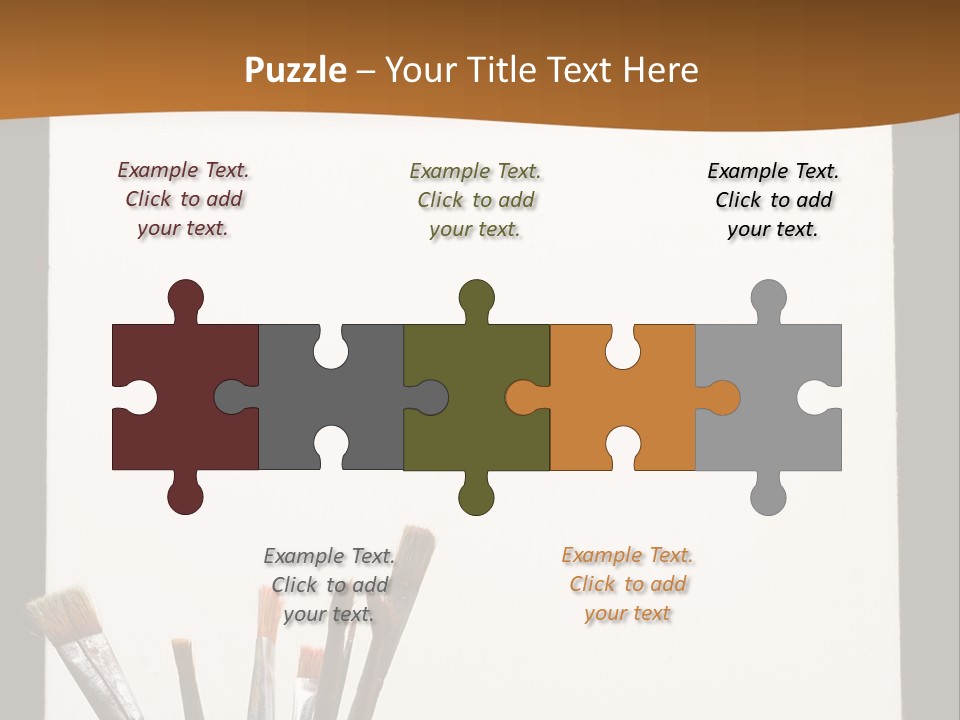 Blank Paint Studio PowerPoint Template