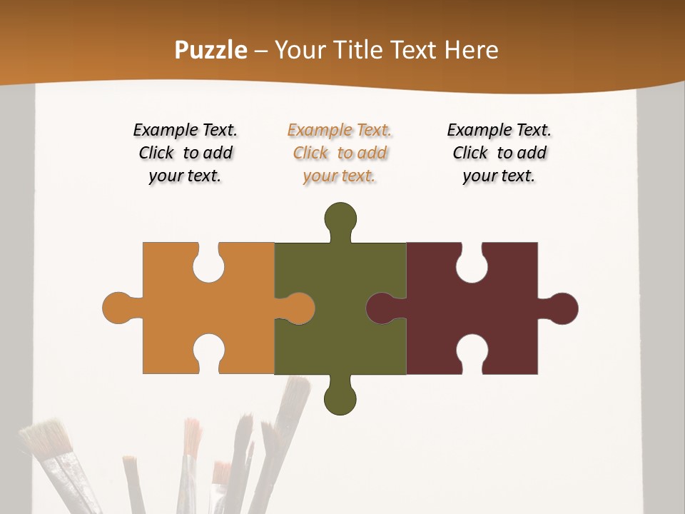 Blank Paint Studio PowerPoint Template