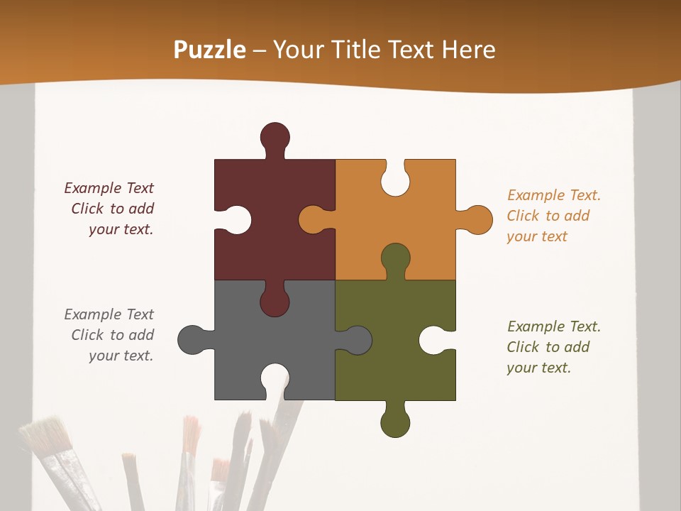 Blank Paint Studio PowerPoint Template