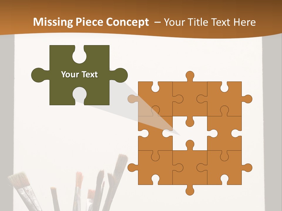 Blank Paint Studio PowerPoint Template