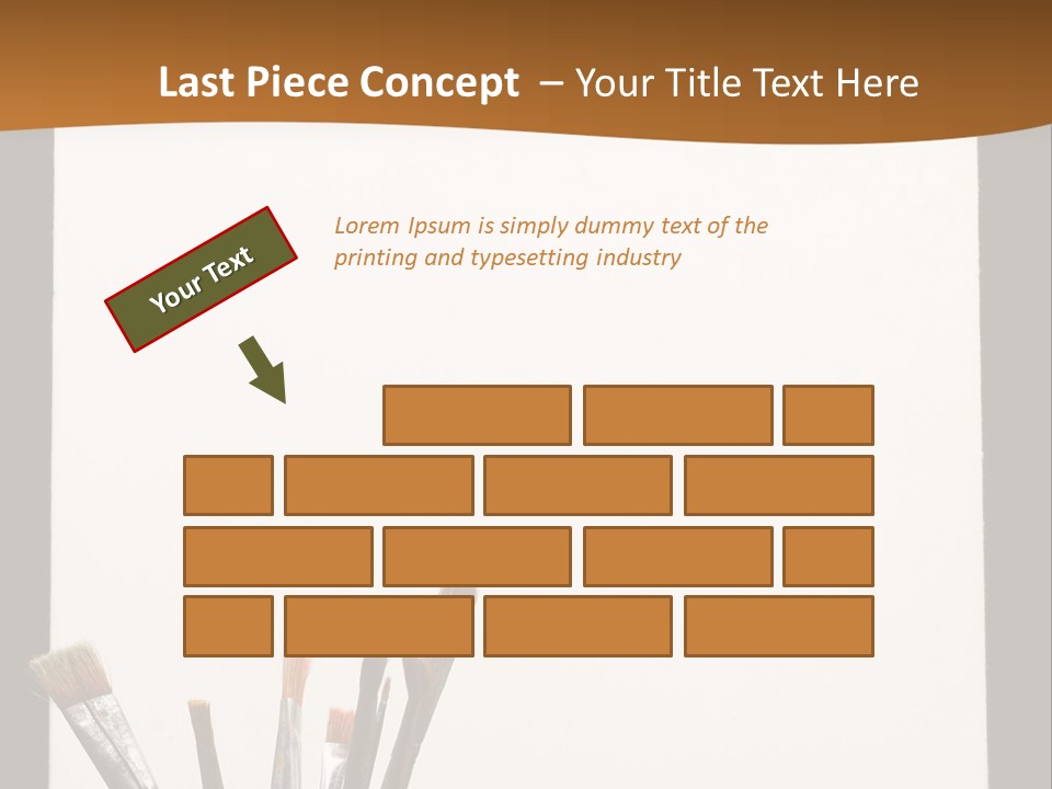 Blank Paint Studio PowerPoint Template