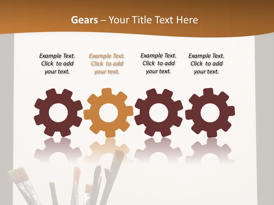 Blank Paint Studio PowerPoint Template