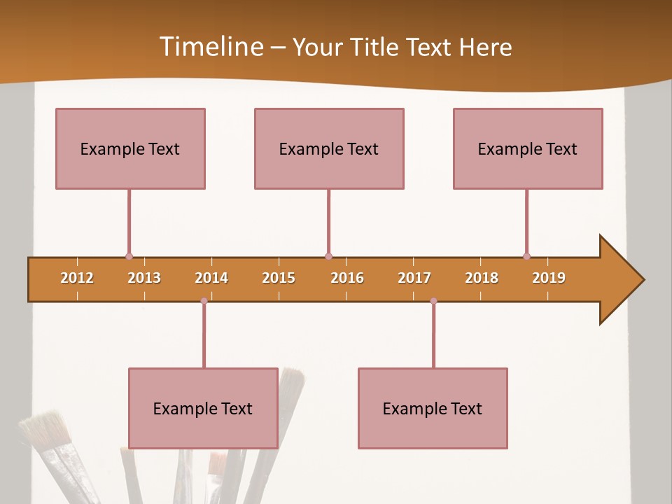 Blank Paint Studio PowerPoint Template