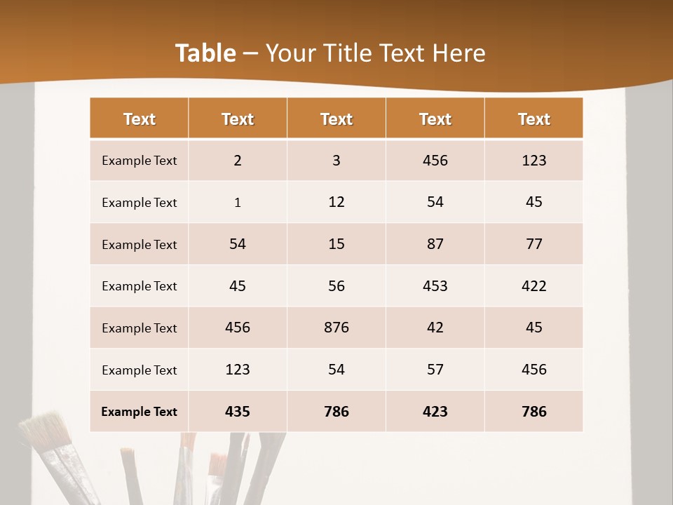Blank Paint Studio PowerPoint Template