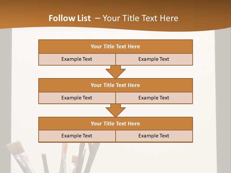 Blank Paint Studio PowerPoint Template