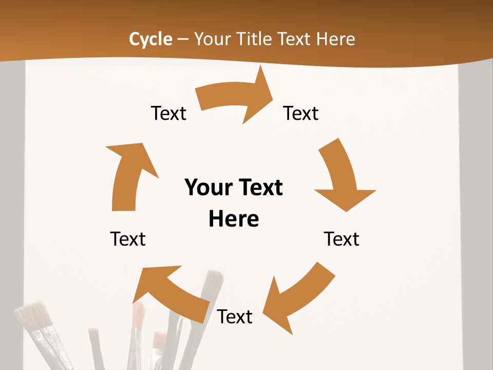 Blank Paint Studio PowerPoint Template