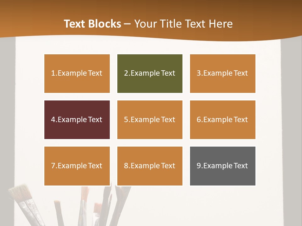 Blank Paint Studio PowerPoint Template