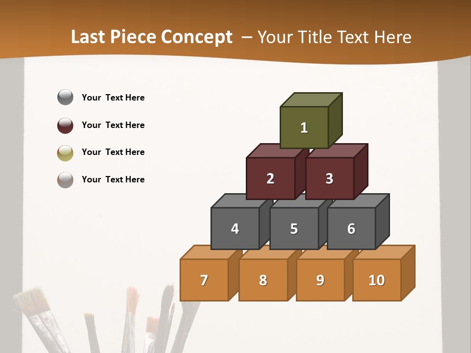 Blank Paint Studio PowerPoint Template