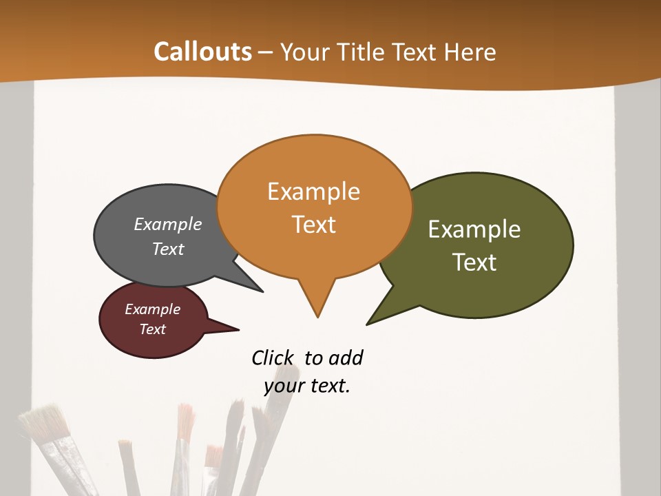 Blank Paint Studio PowerPoint Template
