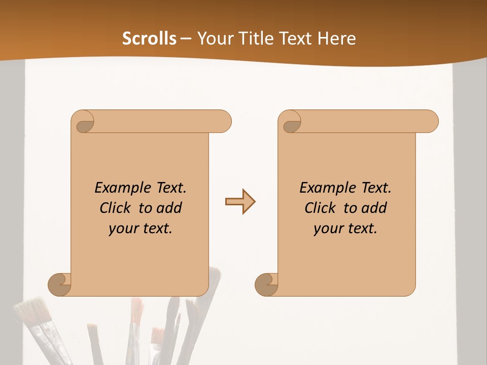 Blank Paint Studio PowerPoint Template