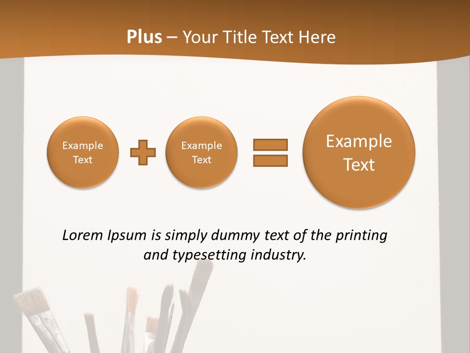 Blank Paint Studio PowerPoint Template