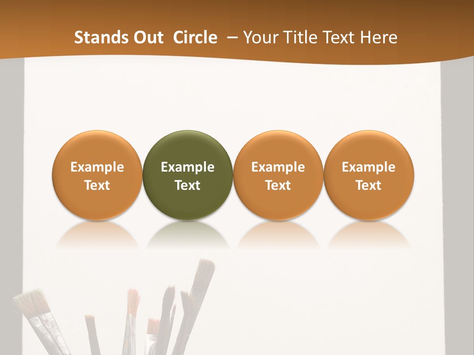 Blank Paint Studio PowerPoint Template