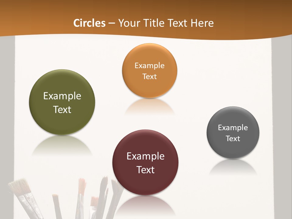 Blank Paint Studio PowerPoint Template